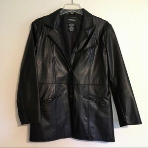 Outbrook Pho-Leather Jacket Coat